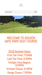 Mobile Screenshot of goldengateparkgolf.com
